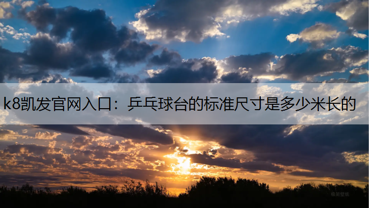 乒乓球台的标准尺寸是多少米长的